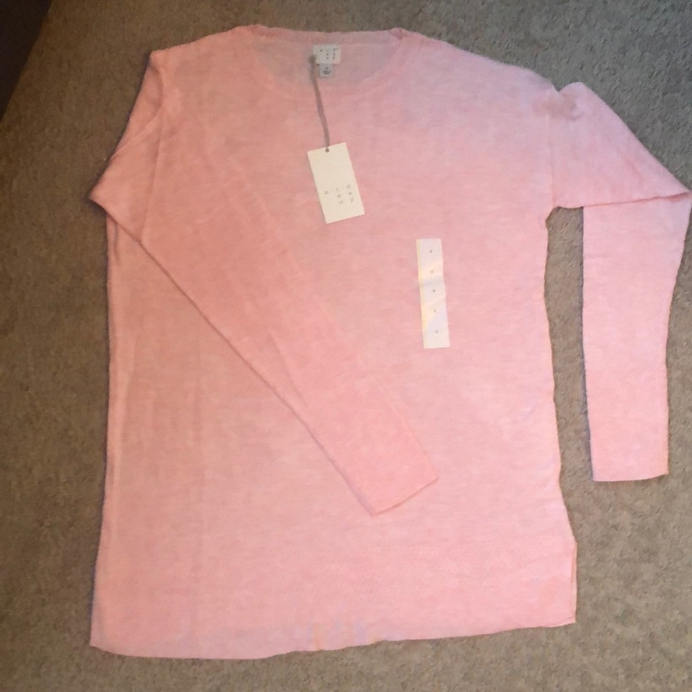 Pink long sleeve shirt